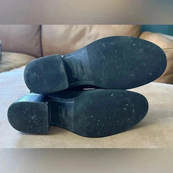 TOMS Women's Esme Bootie Black Leather Size 8.5 - Picture 6 of 8